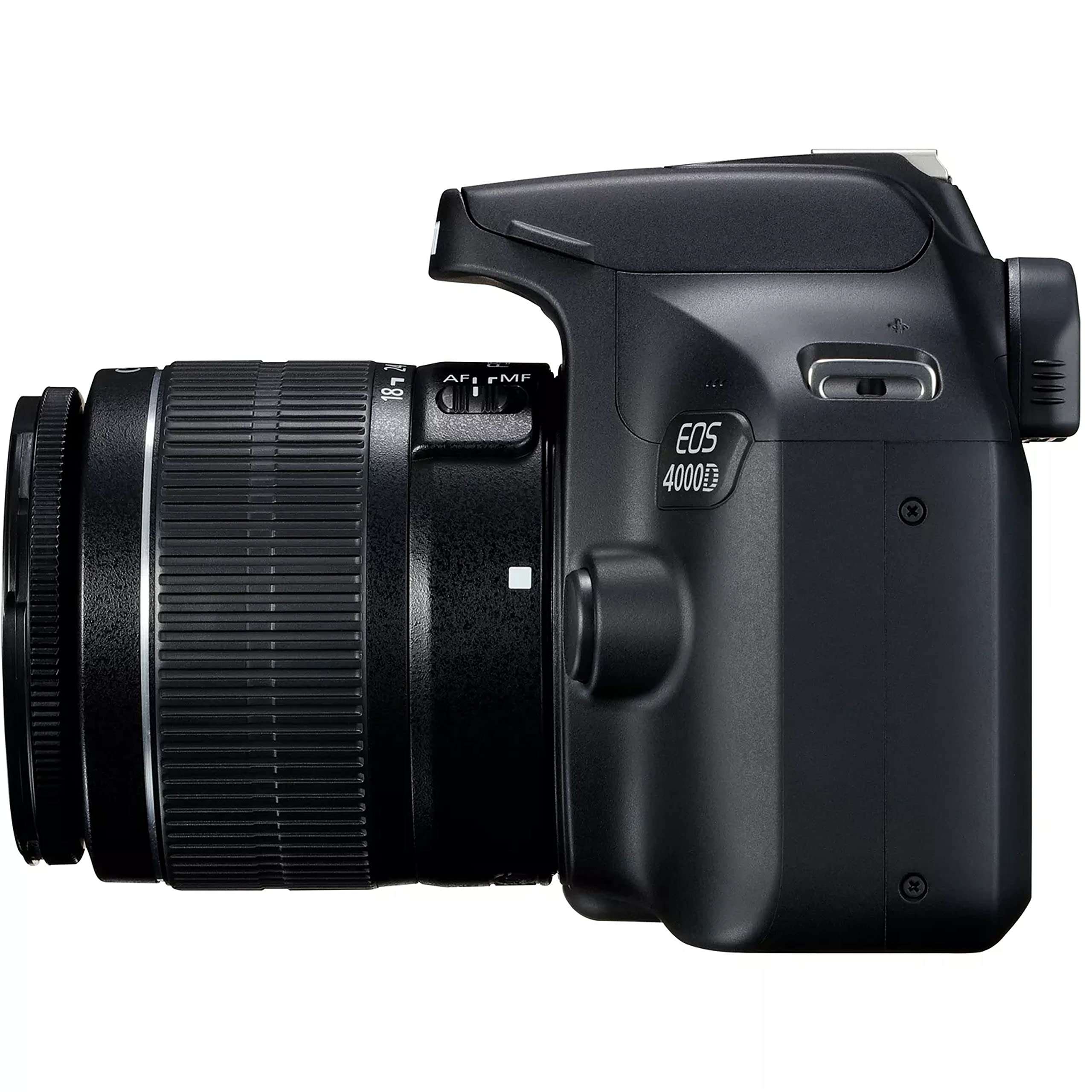 Canon EOS 4000D / Rebel T100 DSLR Camera w/EF-S 18-55mm F/3.5-5.6 Zoom Lens + 64GB Memory, Filters,Case, Tripod, Flash, and More (34pc Bundle) (Renewed) - Image 6