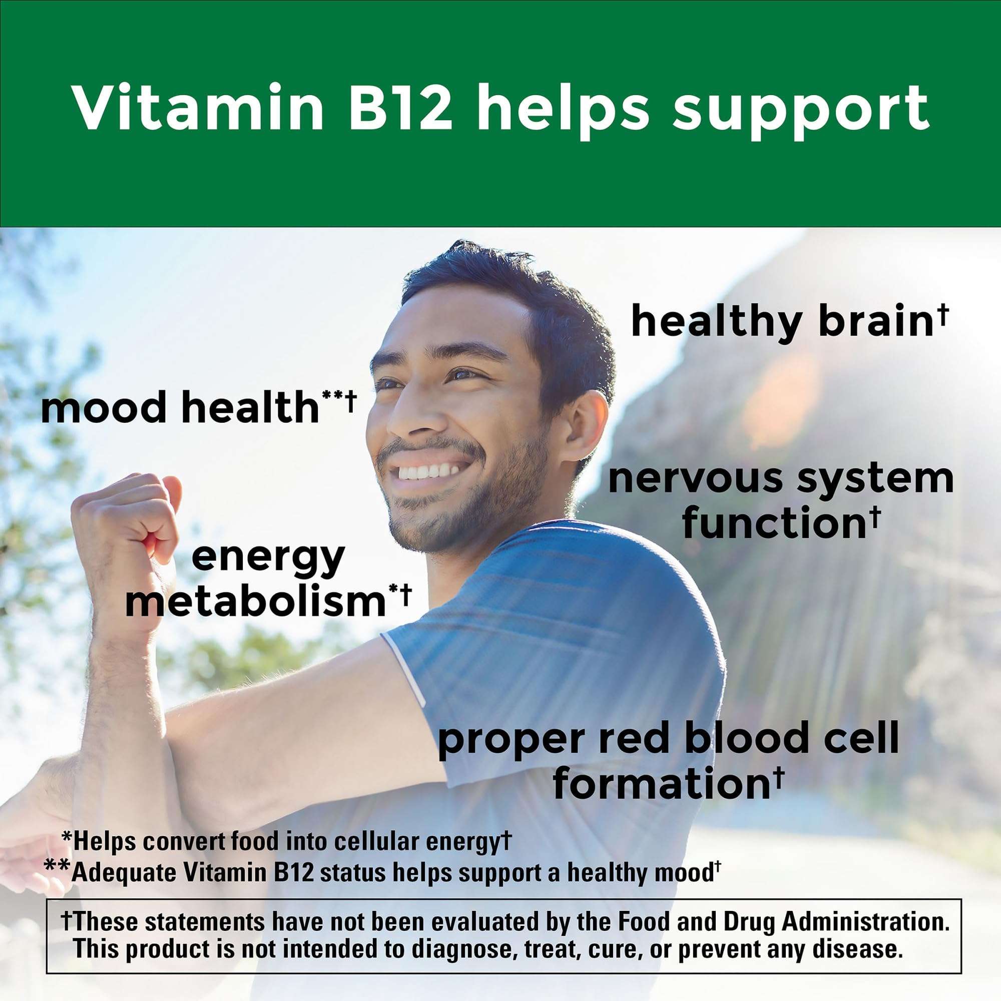 Nature Made Vitamin B12 1000 mcg, Dietary Supplement for Energy Metabolism Support, 150 Softgels, 150 Day Supply - Image 3