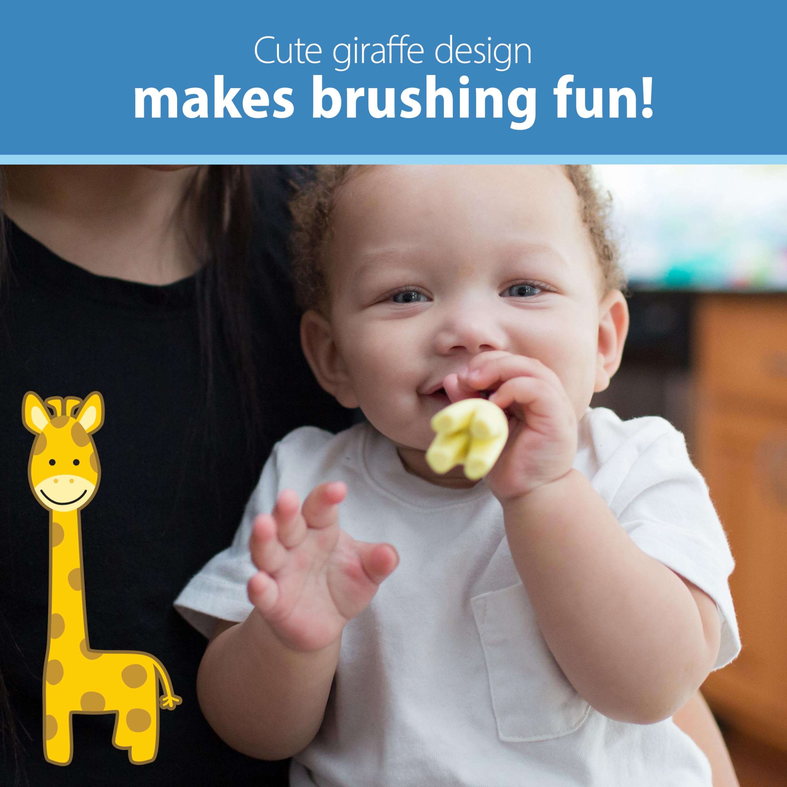 Dr. Brown's Infant-to-Toddler Toothbrush, Giraffe - Image 2