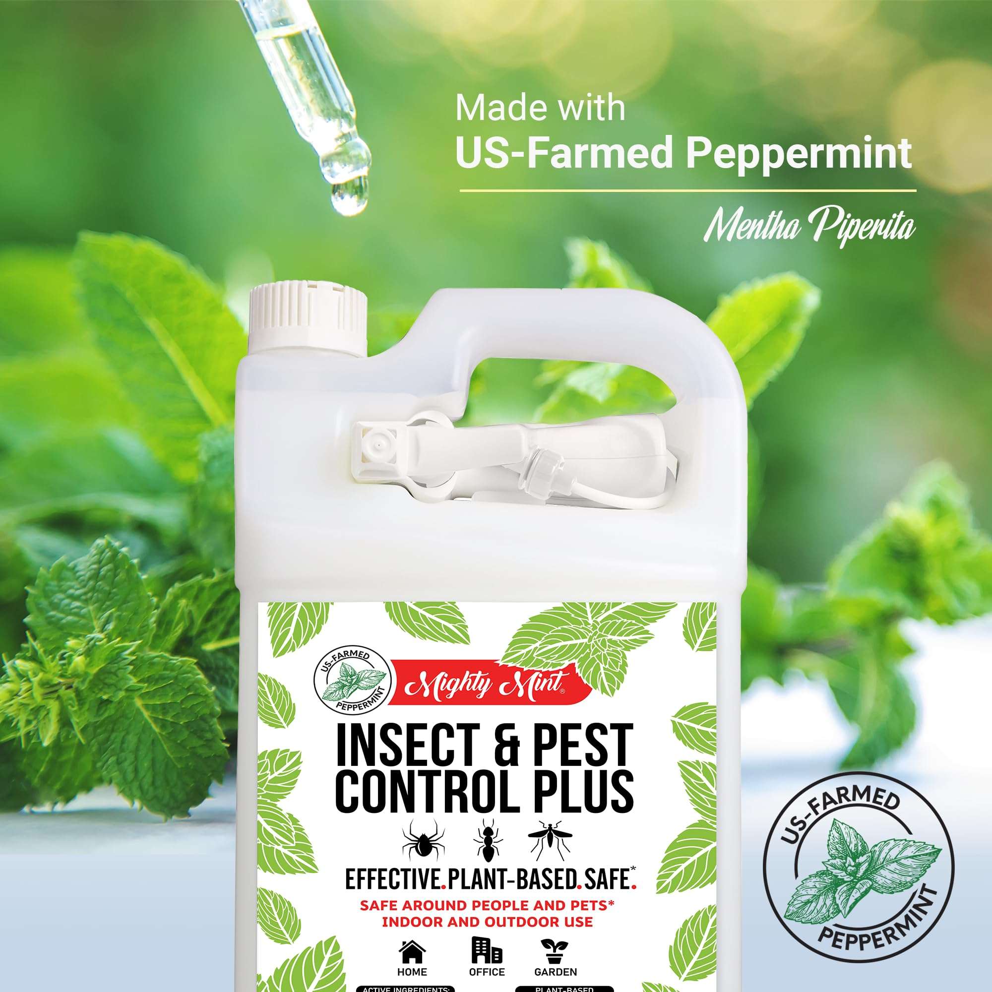 Mighty Mint Insect and Pest Control Plus – Natural Mint Oil Insect Killer Spray, 1 Gallon - Image 5