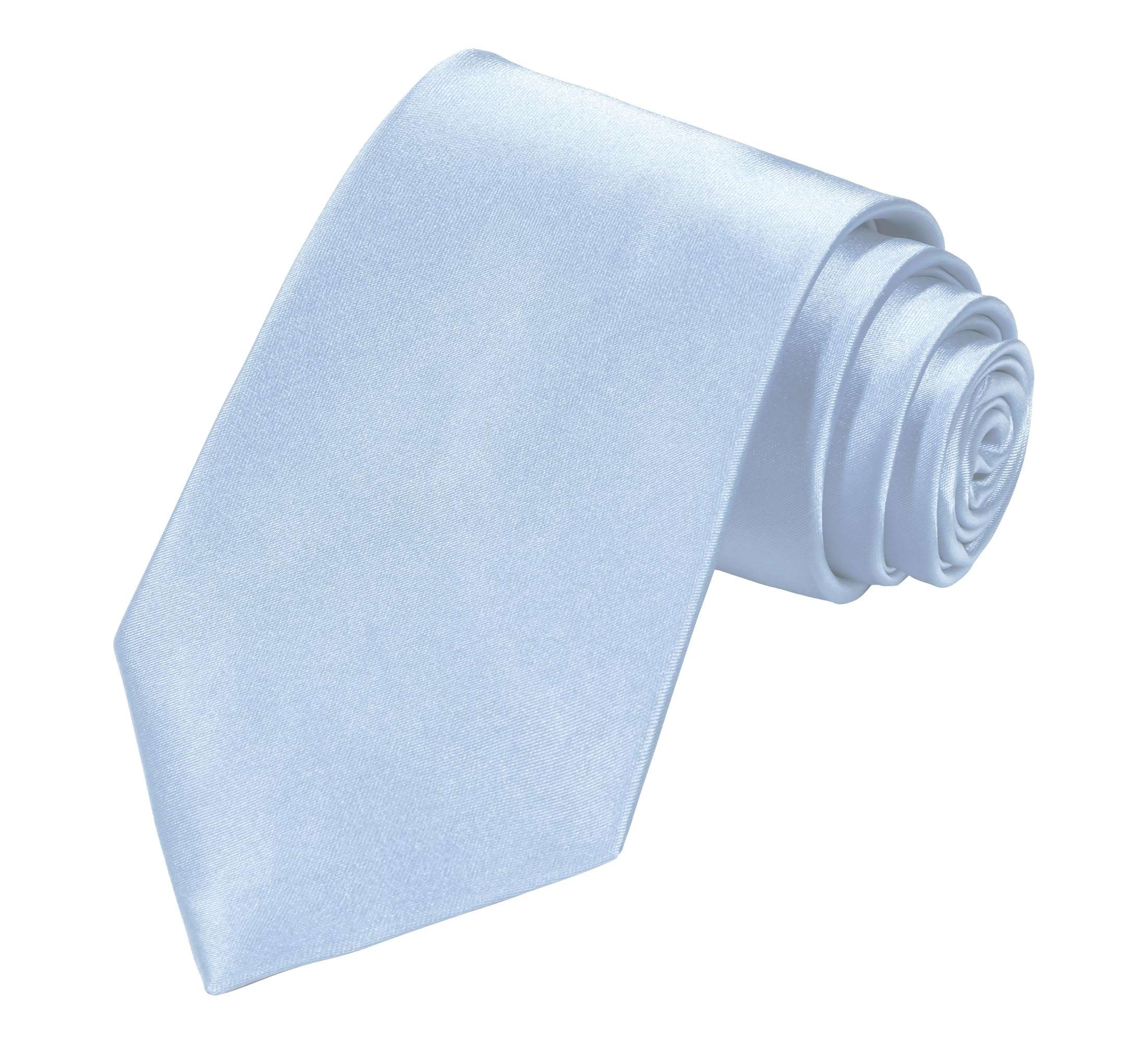 TIE G Solid Satin Woven dyed Color Formal Black Necktie and Pocket Square Sets in Gift Box - Image 3