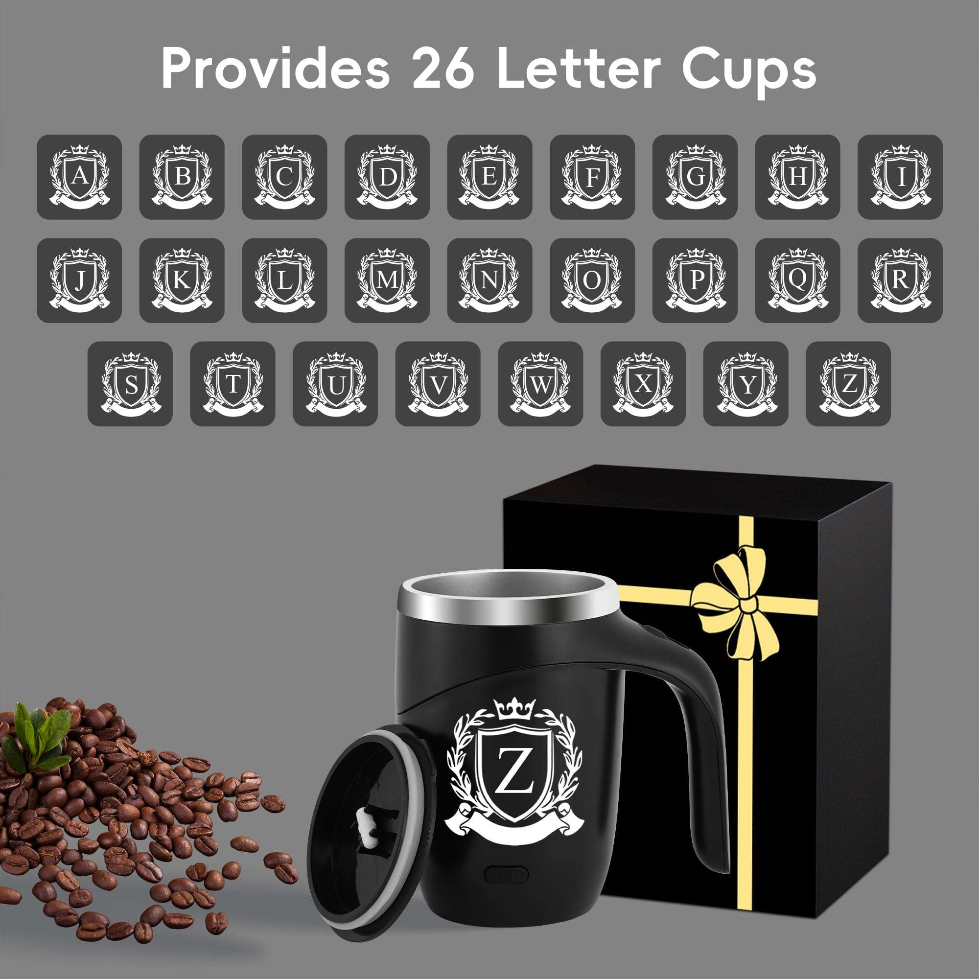 Magnetic Stirring Coffee Mug Stainless Insulated Cup White Elephant Adults 30 Christmas Gag Fun Weird Novelty Useful Unique Men Prank Dirty Secret Santa Unisex Holiday Best Cool Nice Exchange Gifts - Image 3