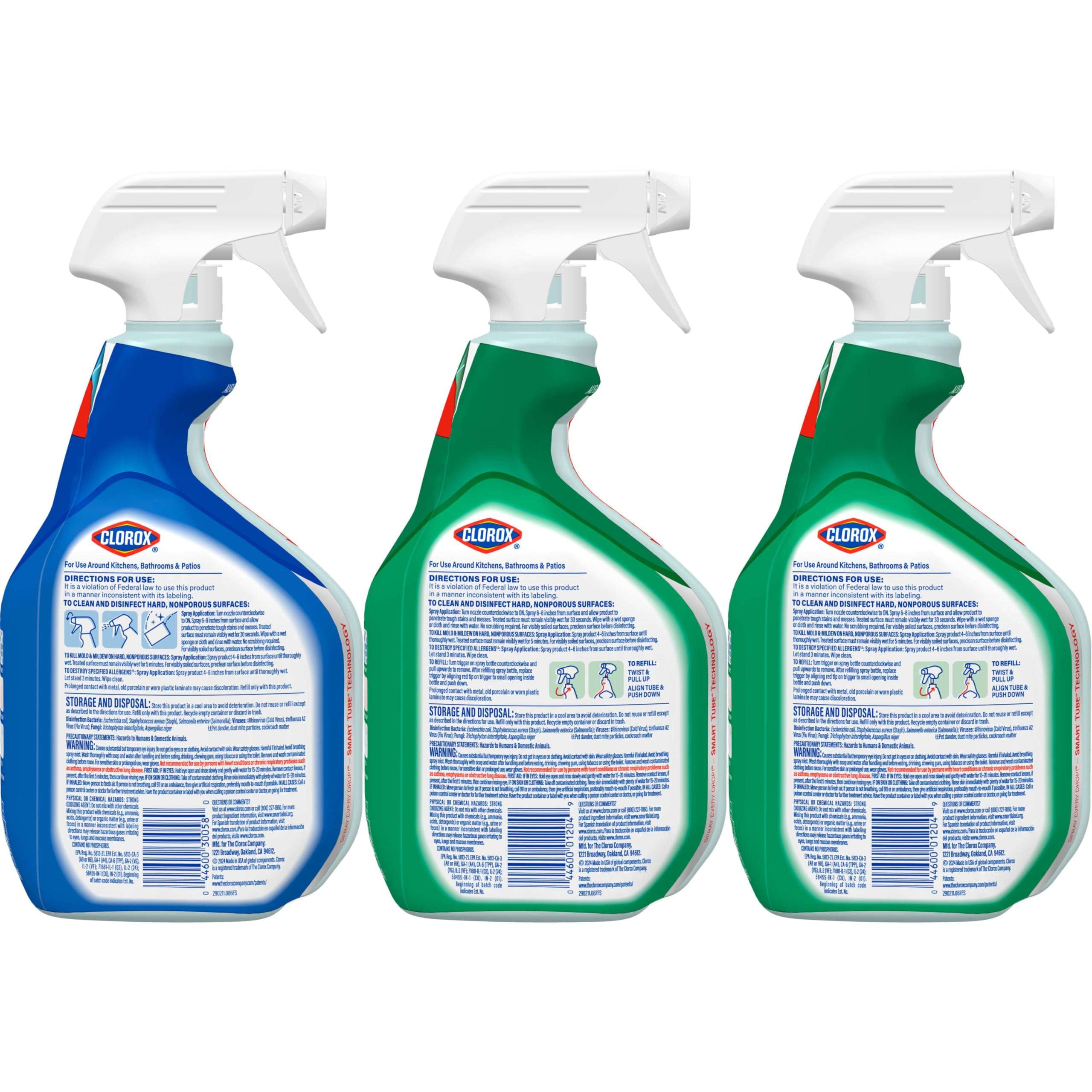 Clorox Clean-Up Multi-Surface Cleaner with Bleach, 32 Fl Oz Ea, Pack of 3 (Pack May Vary) - Image 11