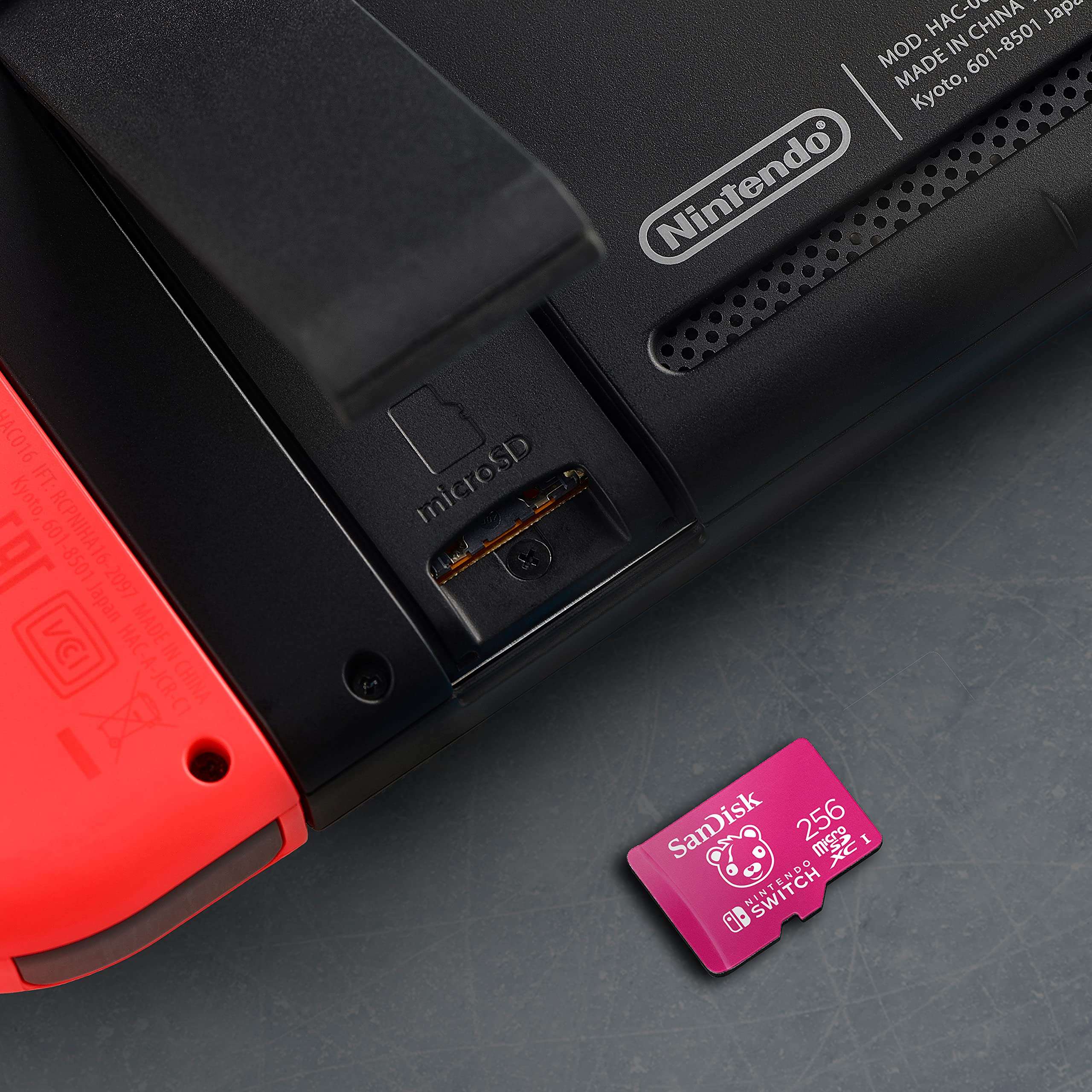 SanDisk 256GB microSD Card, Licensed for Nintendo-Switch - Made for Nintendo-Switch 1, OLED, and Lite - SDSQXAO-256G-GNCZN - Image 2
