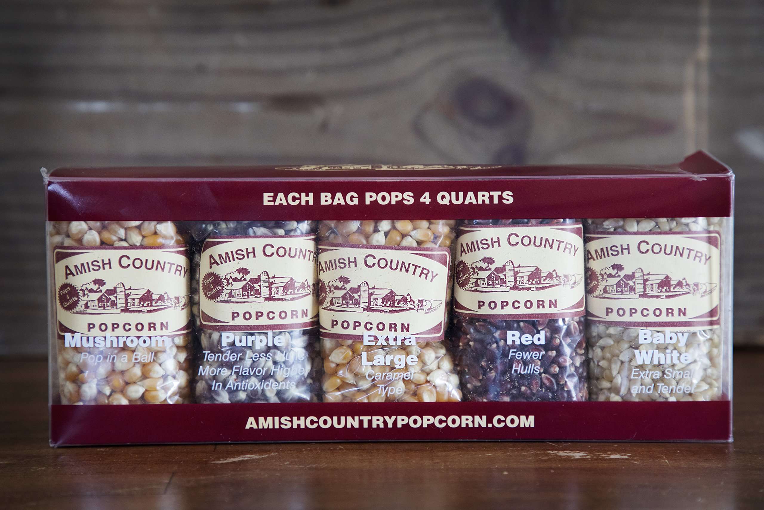 Amish Country Popcorn | 4 Ounce Variety Kernel Gift Set (10 Pack Assorted) | Old Fashioned, Non-GMO and Gluten Free (4oz Each, 10ct Total) - Image 6