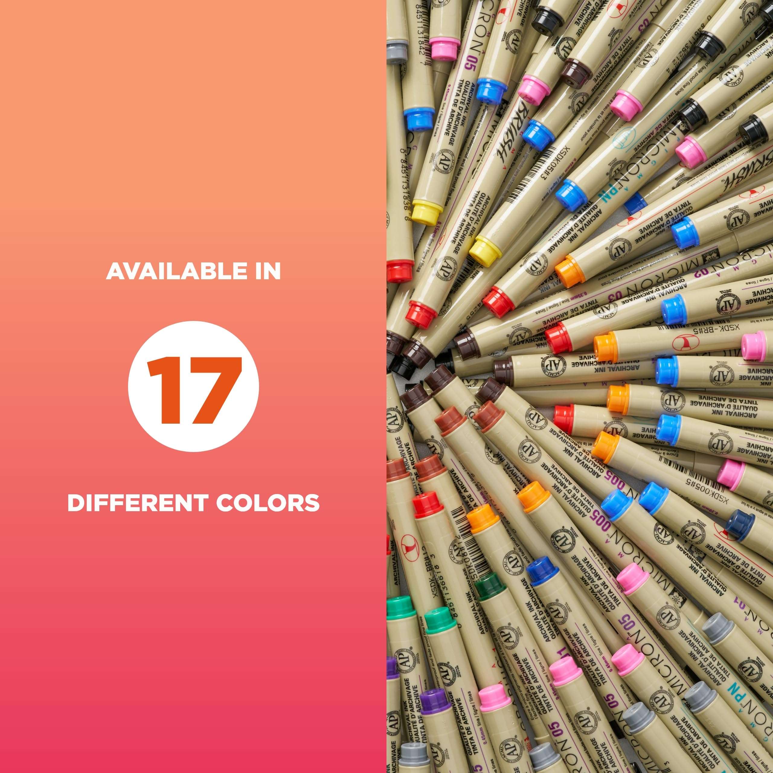 SAKURA Pigma Micron Fineliner Pens - Archival Black Ink Pens - Pens for Writing, Drawing, or Bullet Journaling - Assorted Point Sizes - 6 Pack - Image 6