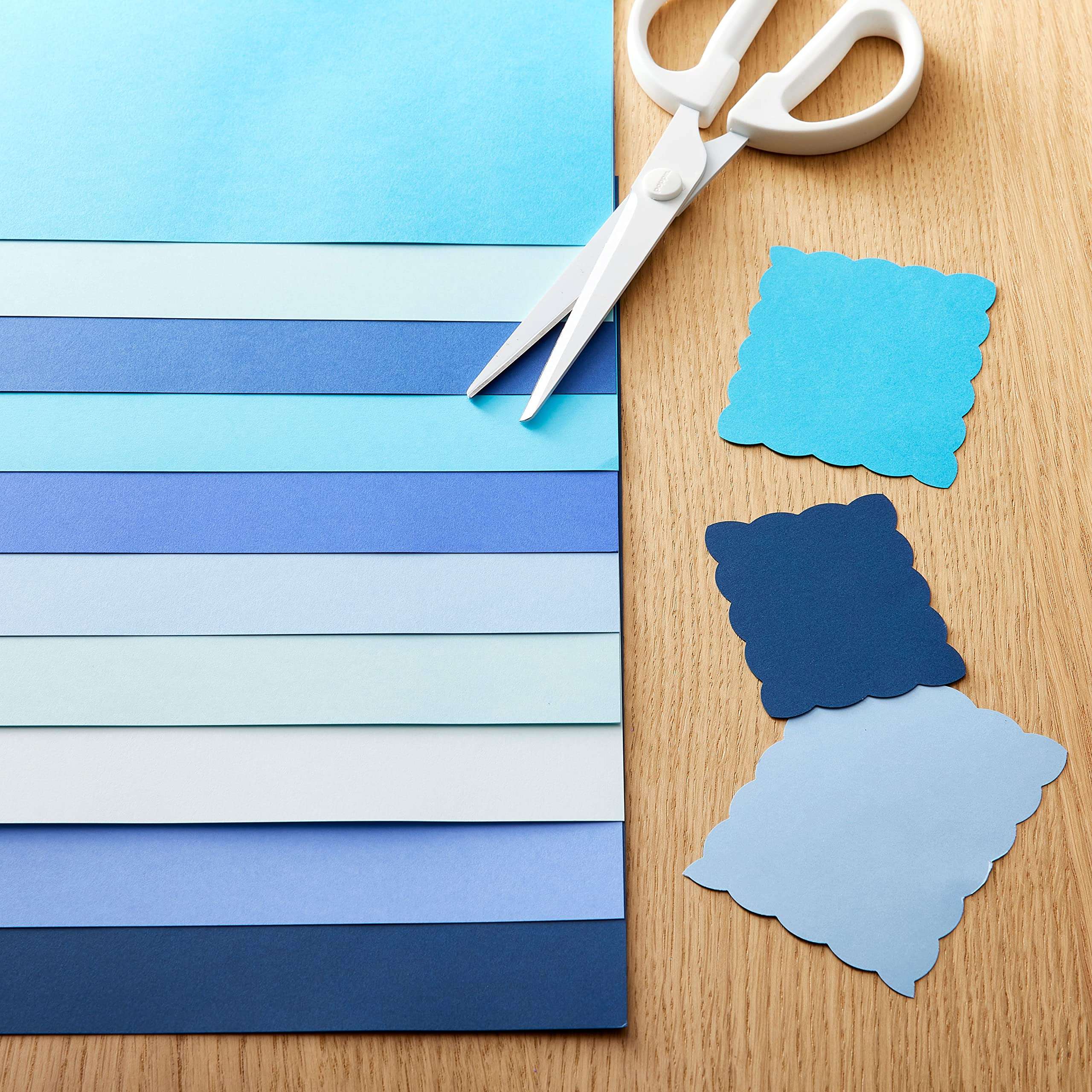 100 Sheets Blue Palette 12" x 12" Cardstock Paper by Recollections - Acid and Lignin Free Paper for Scrapbooks, Arts & Crafts - 1 Pack - Image 2