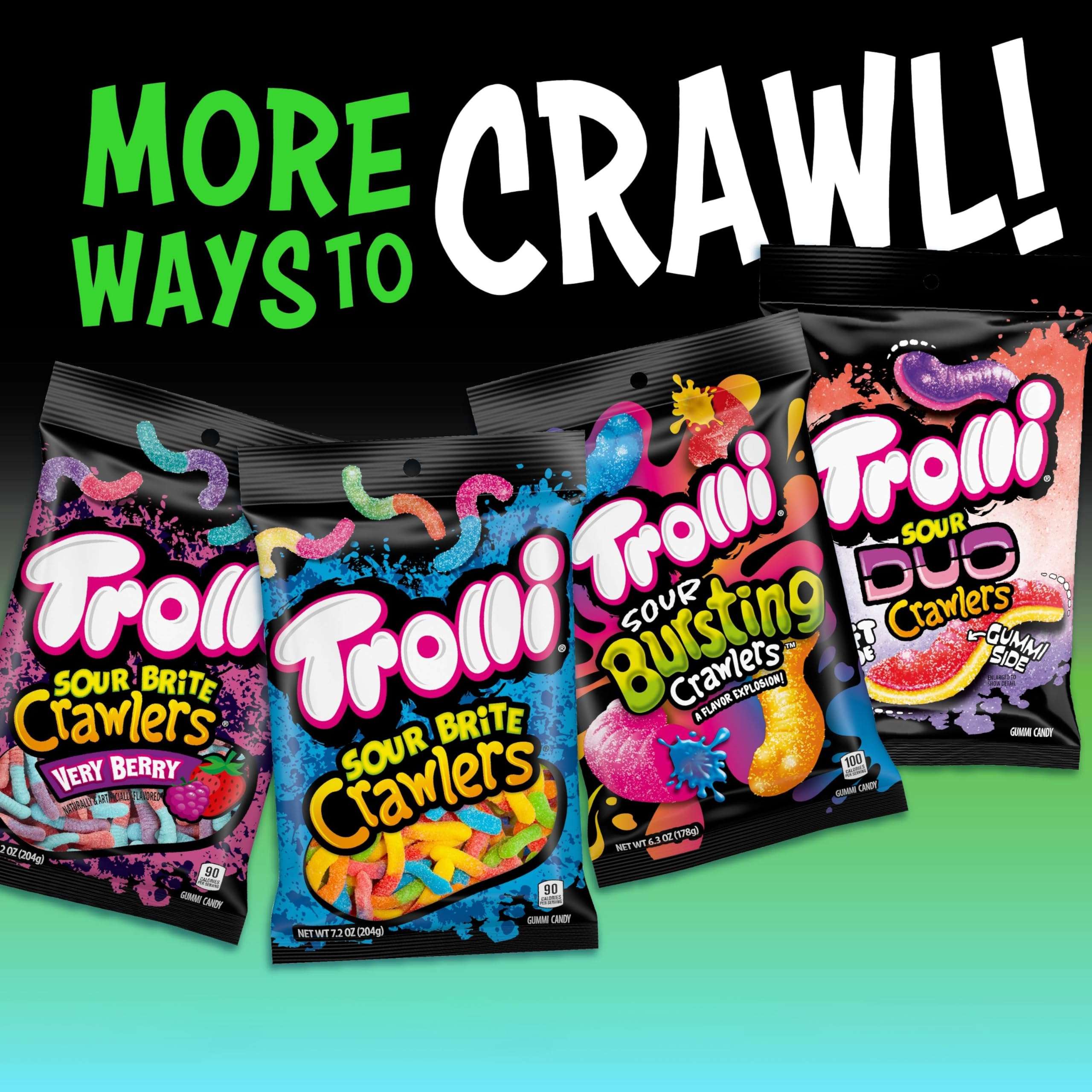 Trolli Electric Crawlers Candy, 6.3 Ounce Bag - Image 7