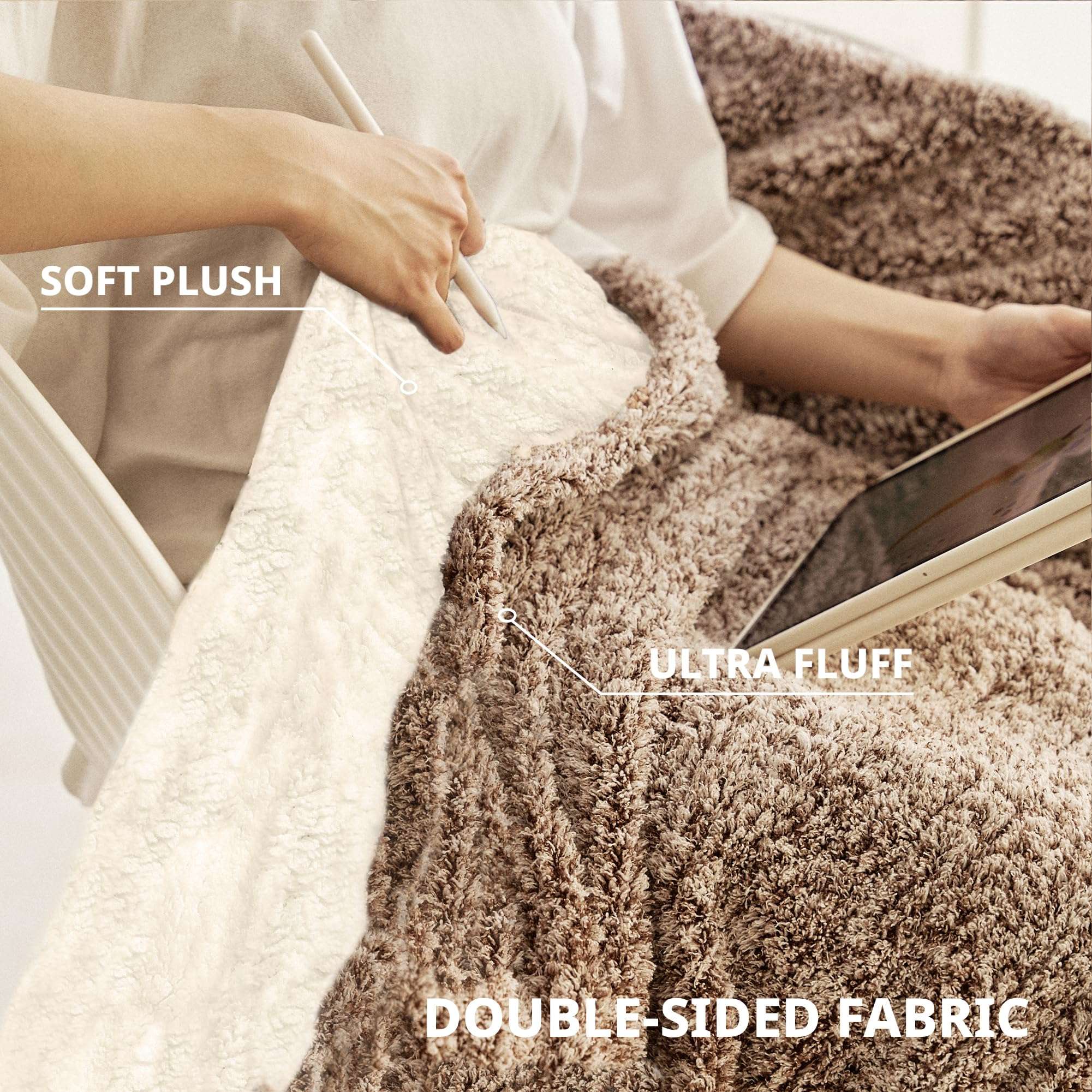 Heated Blanket Electric Throw 50" x 60" -Heated Throw Blanket with 5 Heating Levels & 3 Hours Auto Off,Machine Washable,ETL & FCC Certification,Over-Heat Protect（Racoon） - Image 4