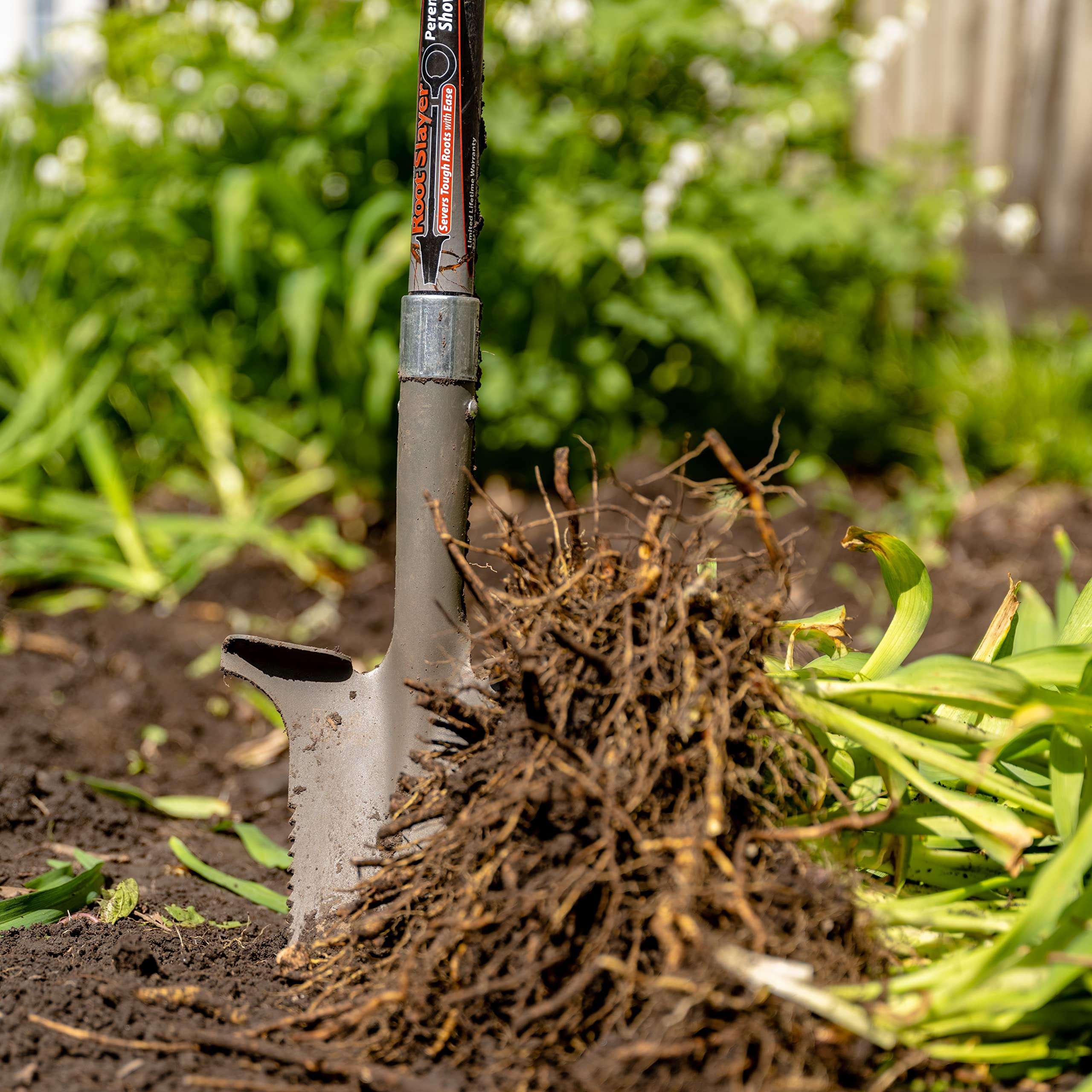 Radius Garden 23311 Root Slayer Perennial Shovel, Red - Image 8