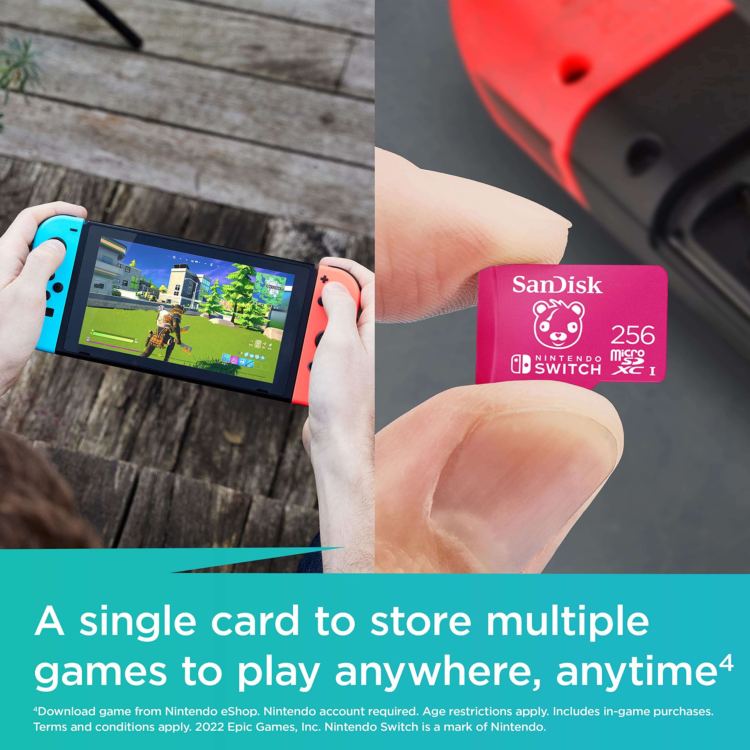 SanDisk 256GB microSD Card, Licensed for Nintendo-Switch - Made for Nintendo-Switch 1, OLED, and Lite - SDSQXAO-256G-GNCZN - Image 6