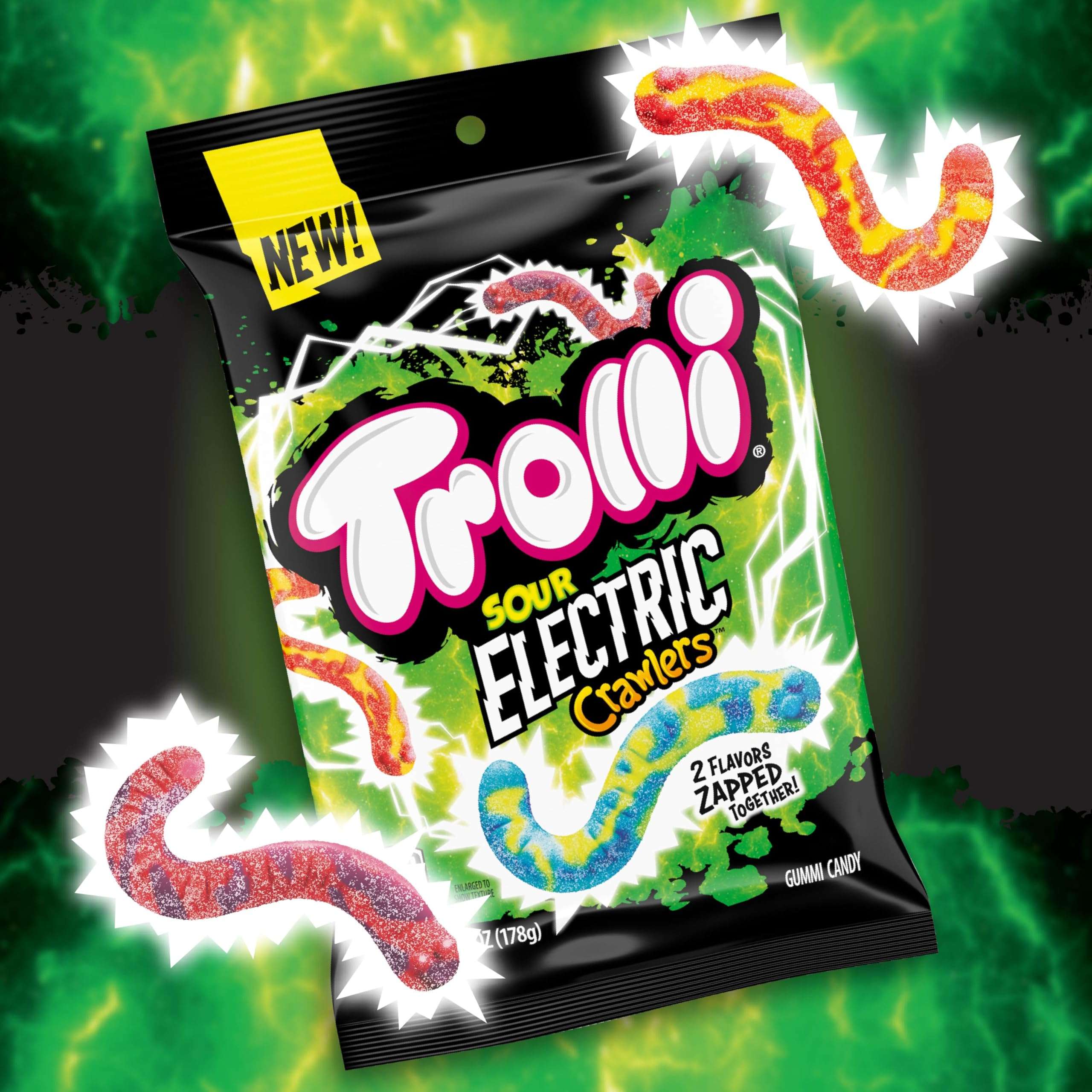 Trolli Electric Crawlers Candy, 6.3 Ounce Bag - Image 4