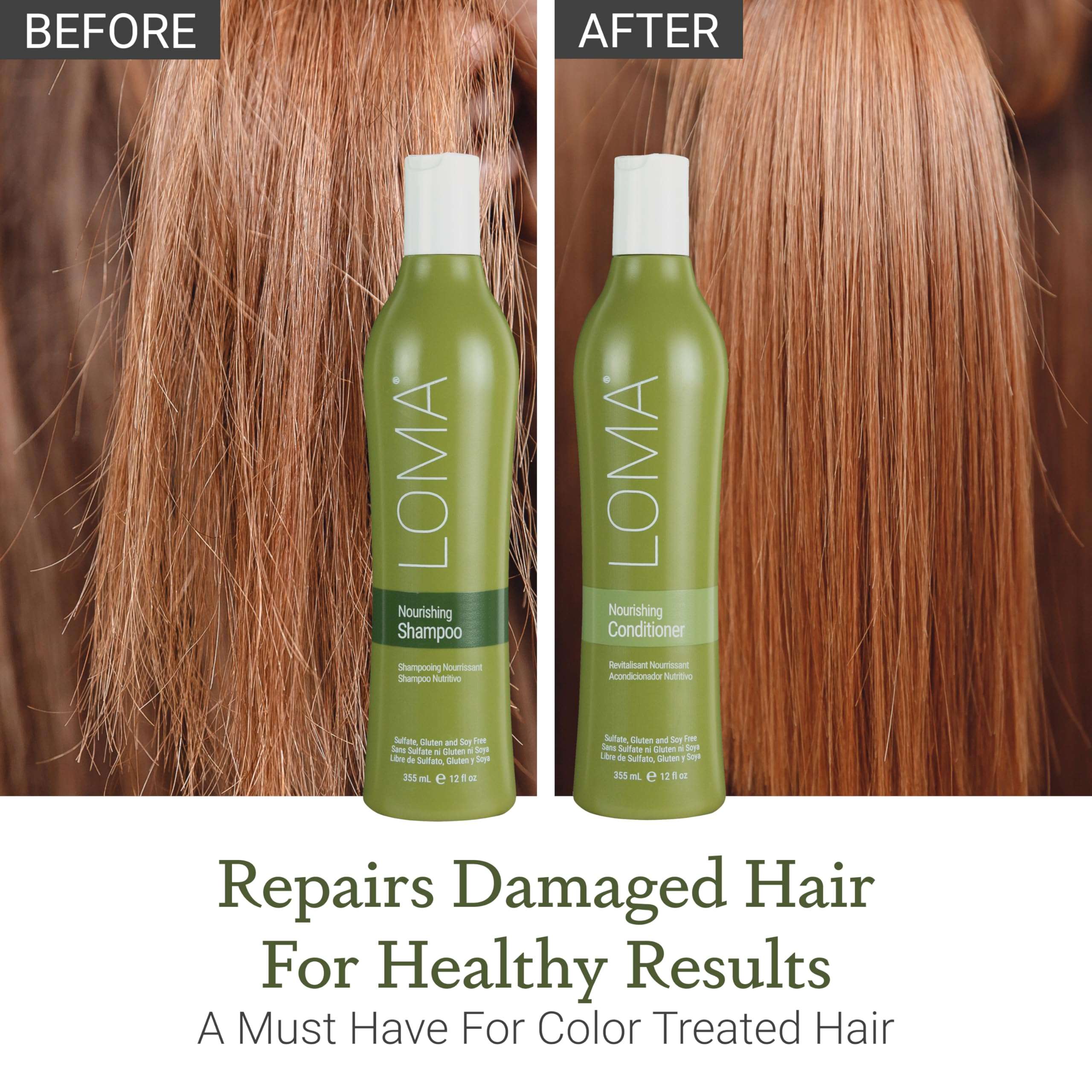 Loma Hair Care Nourishing Shampoo & Conditioner Duo - Image 6
