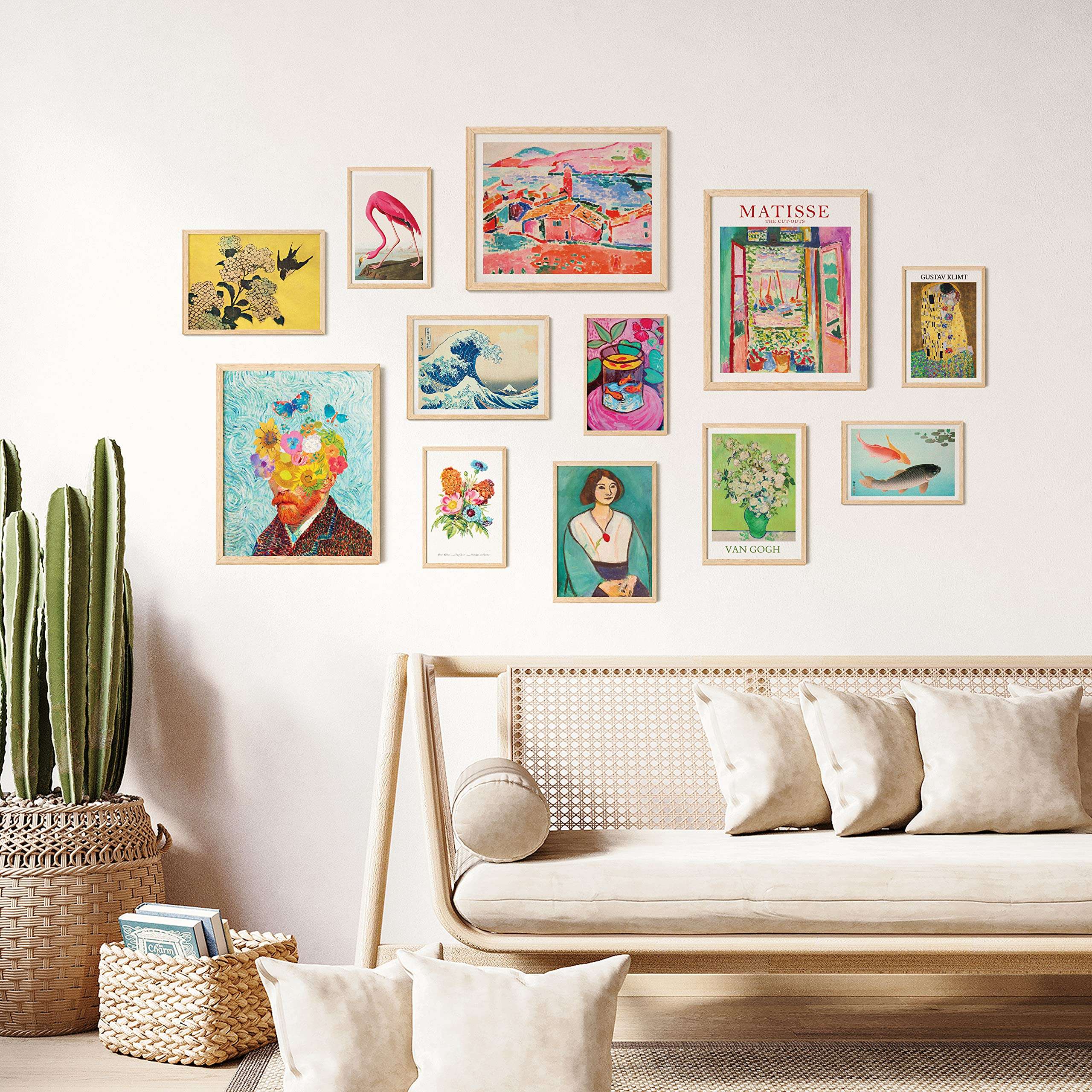 97 Decor Colorful Eclectic Decor - Eclectic Wall Art Posters, Funky Gallery Wall Art Prints for Home Bedroom, Maximalist Decorations Famous Artist Painting Pictures (UNFRAMED) - Image 5