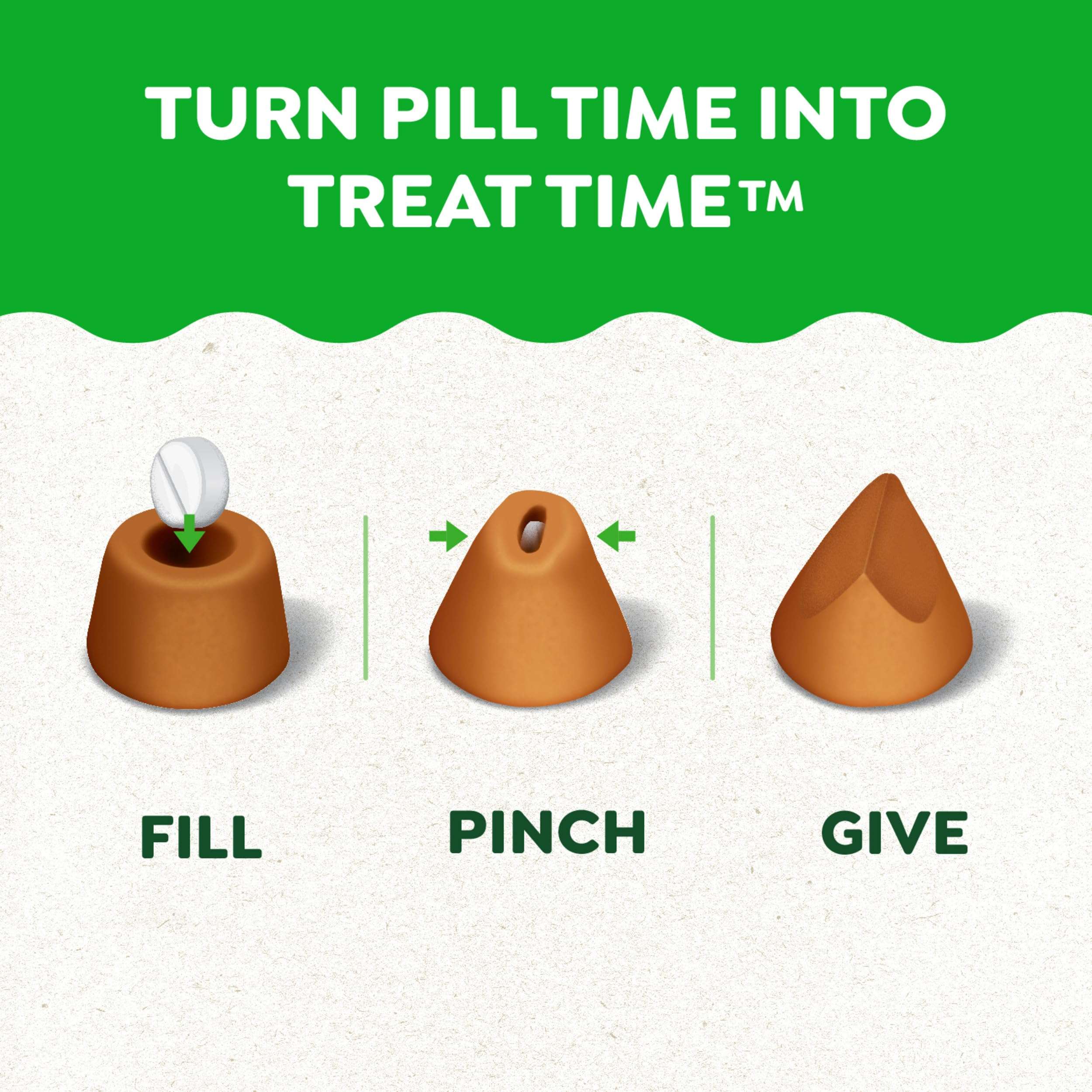 Greenies Pill Pockets for Dogs Small Size, Soft Dog Treats, Chicken Flavor, 3.2 oz. Pouch (30 Treats) - Image 3