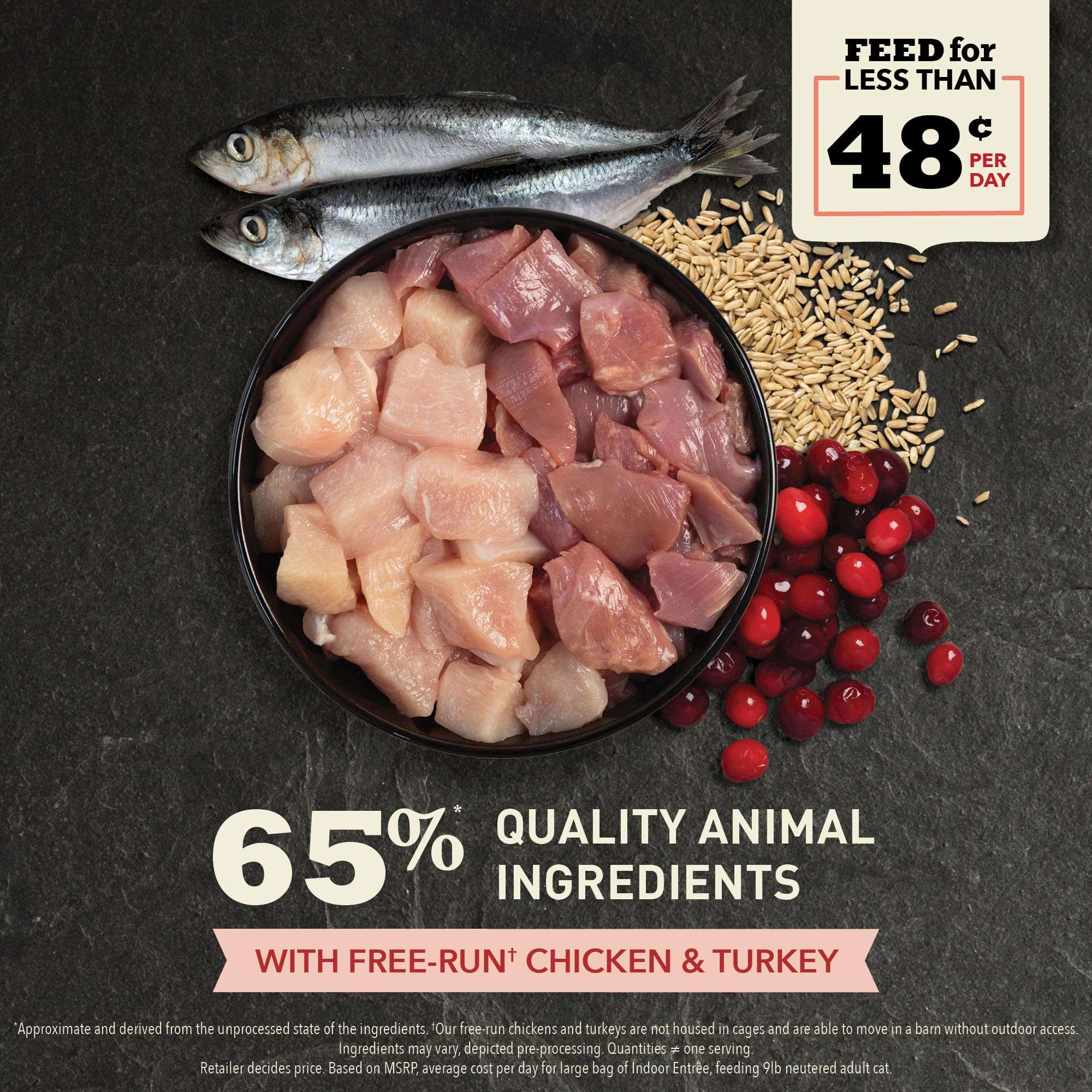 ACANA Indoor Entree Dry Cat Food, Free Run Chicken and Turkey Recipe, 4 lb - Image 3