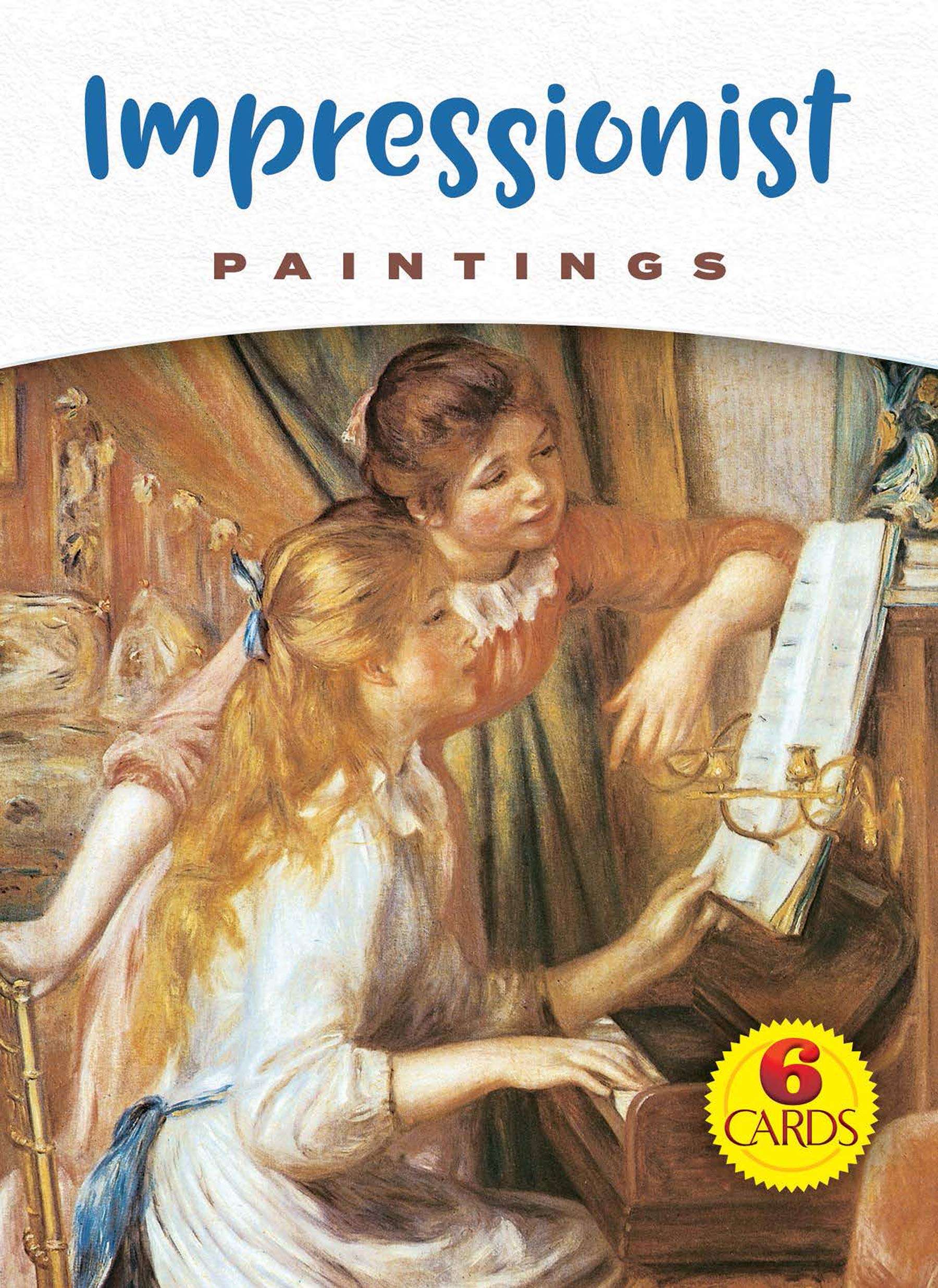 Impressionist Paintings: 6 Cards (Dover Little Activity Books: Art & Desig) - Image 1