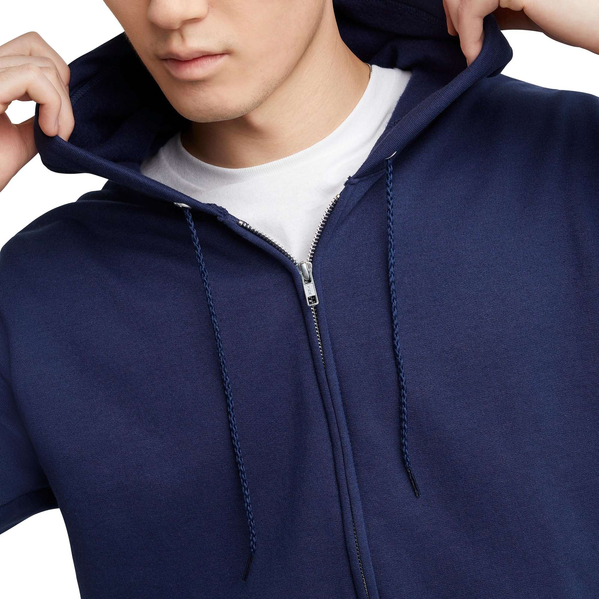 Hanes, Ecosmart Fleece Full-zip Hoodie for Men, Hooded Sweatshirt - Image 7