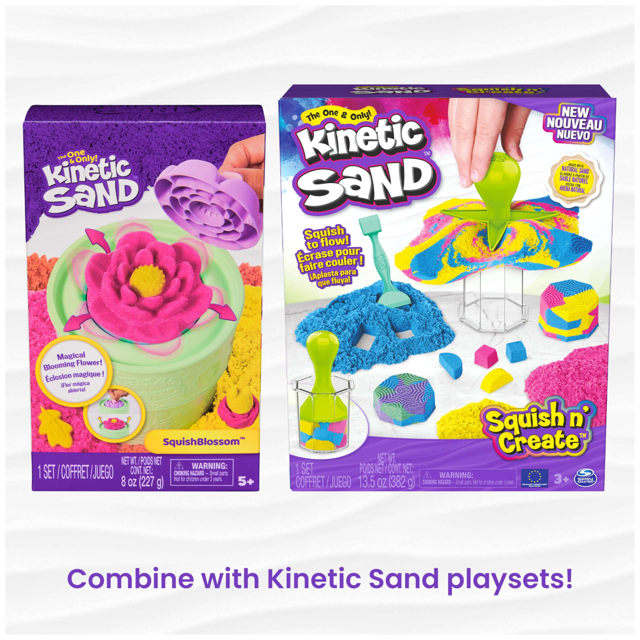 Kinetic Sand, 2.5lbs Green Play Sand, Moldable Sensory Toys for Kids, Resealable Bag (Packaging May Vary), for Ages 3 and up - Image 8