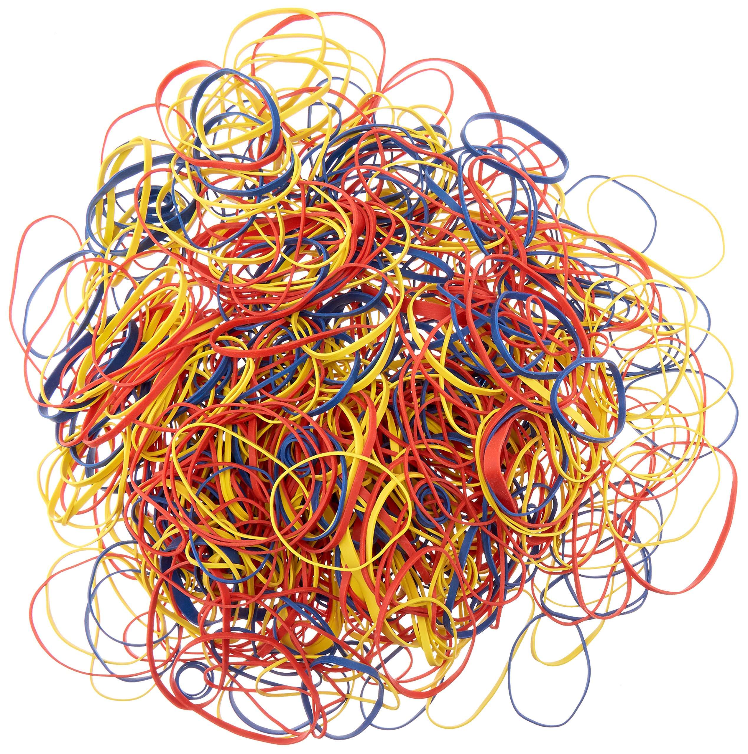 Amazon Basics Assorted Size and Color Rubber Bands, 0.5 lb. - Image 5