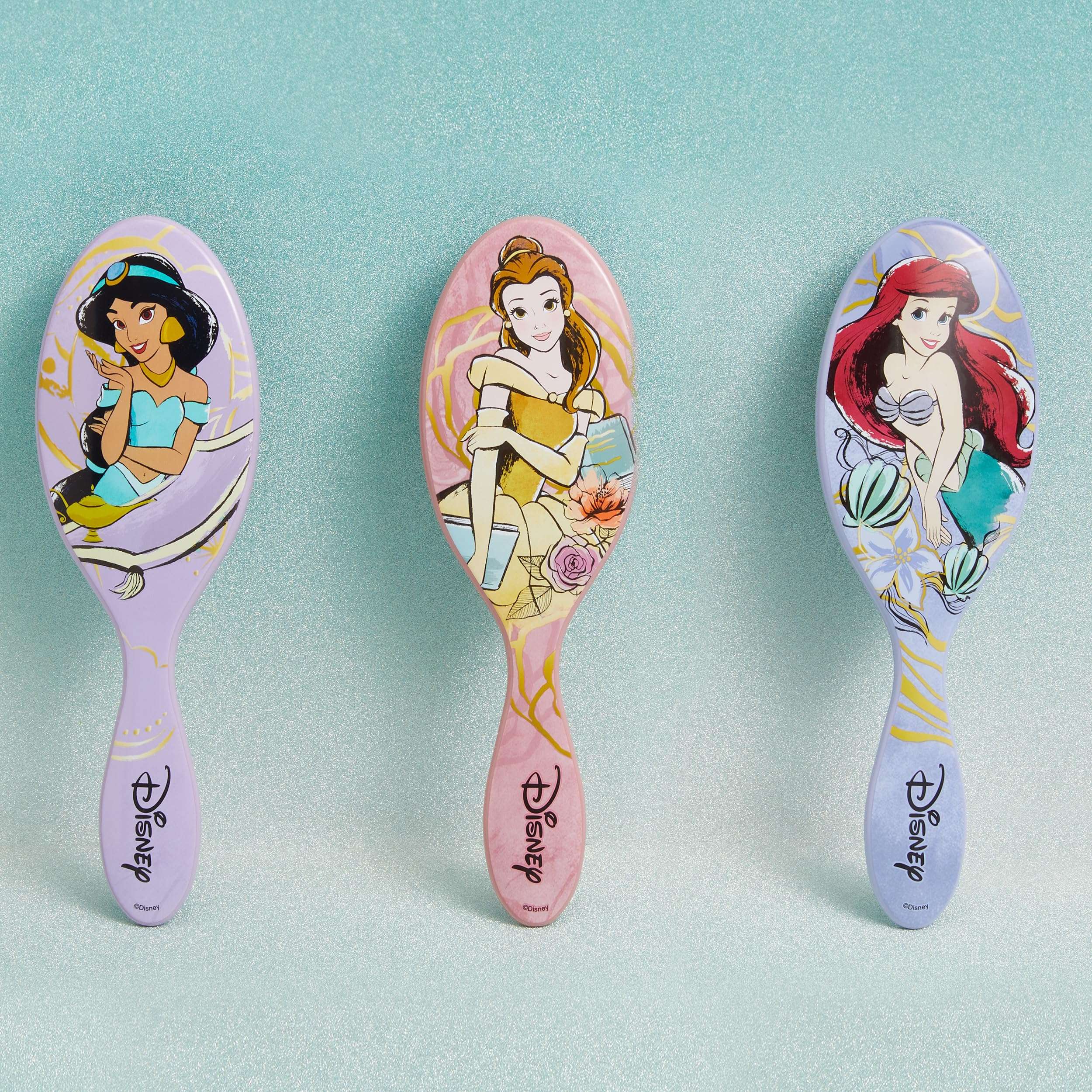 Wet Brush Disney Original Hair Detangler, Belle (Elegant Princess), Ultra-Soft IntelliFlex Bristles, Detangling Brush Glides Through Tangles (Wet Dry & Damaged Hair), Women & Men - Image 11