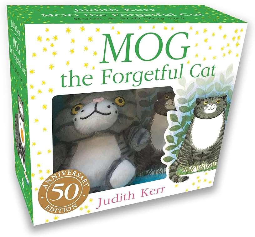 Mog the Forgetful Cat Book and Toy Gift Set: Everybody’s favourite cat – as seen on TV in the beloved Channel 4 Christmas animation! - Image 1