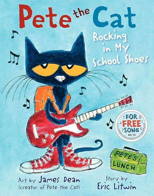Pete the Cat: Rocking in My School Shoes: A Groovy Back-to-School Story with Pete the Cat Starting First Grade with Confidence - Image 1