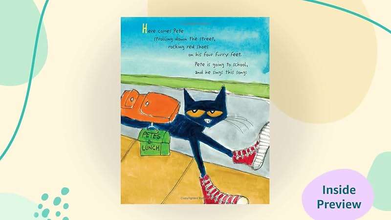 Pete the Cat: Rocking in My School Shoes: A Groovy Back-to-School Story with Pete the Cat Starting First Grade with Confidence - Image 2