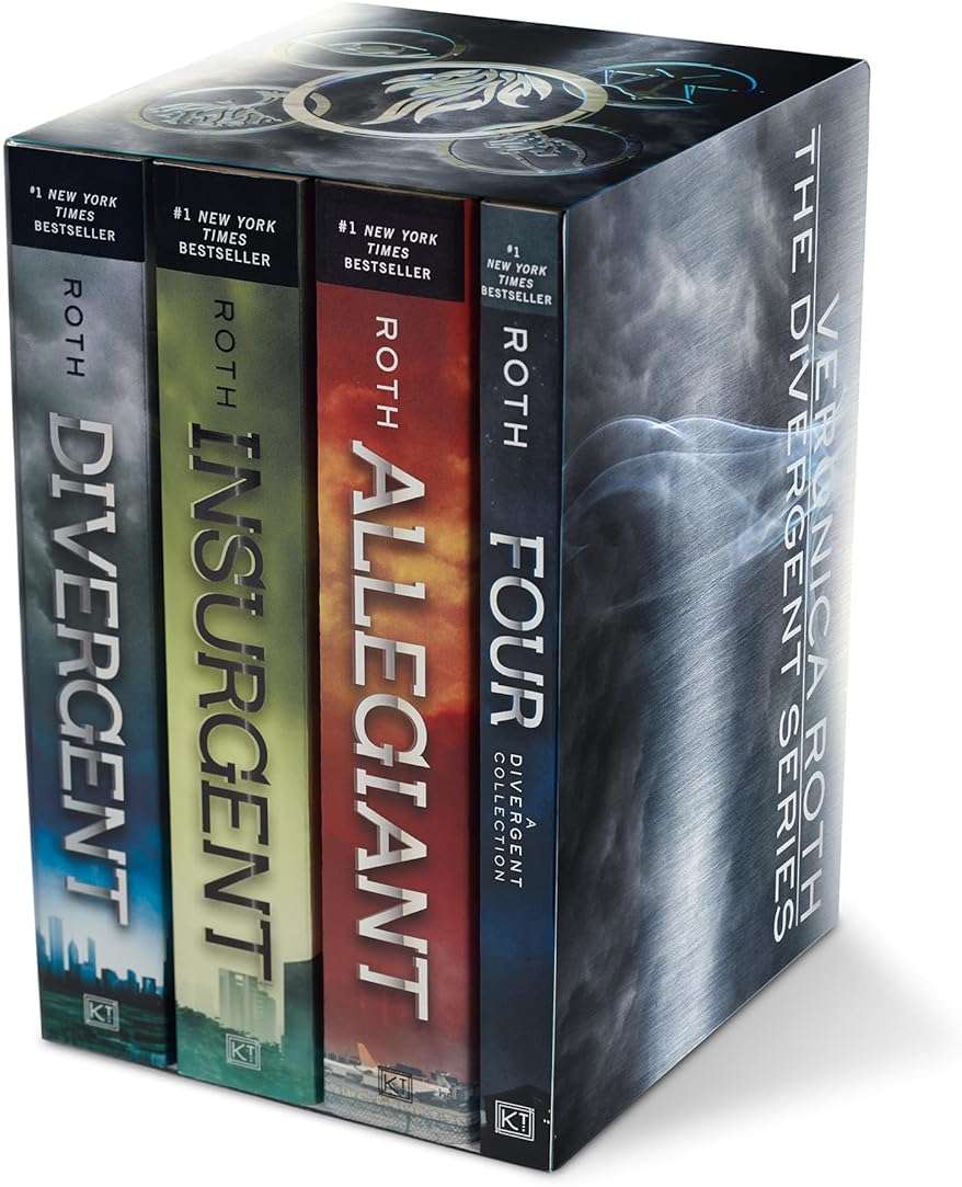 Divergent Series Four-Book Paperback Box Set: Divergent, Insurgent, Allegiant, Four - Image 1