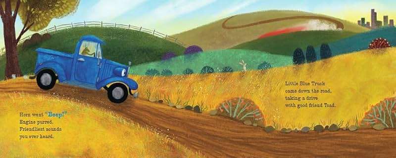 Little Blue Truck and Racer Red: A Fun Picture Book About Race Cars, Friendship, and Trying Your Best for Children (Ages 4-8) - Image 2
