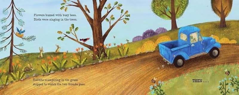 Little Blue Truck and Racer Red: A Fun Picture Book About Race Cars, Friendship, and Trying Your Best for Children (Ages 4-8) - Image 3