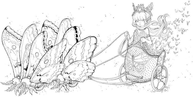 Pop Manga Coloring Book: A Surreal Journey Through a Cute, Curious, Bizarre, and Beautiful World - Image 4