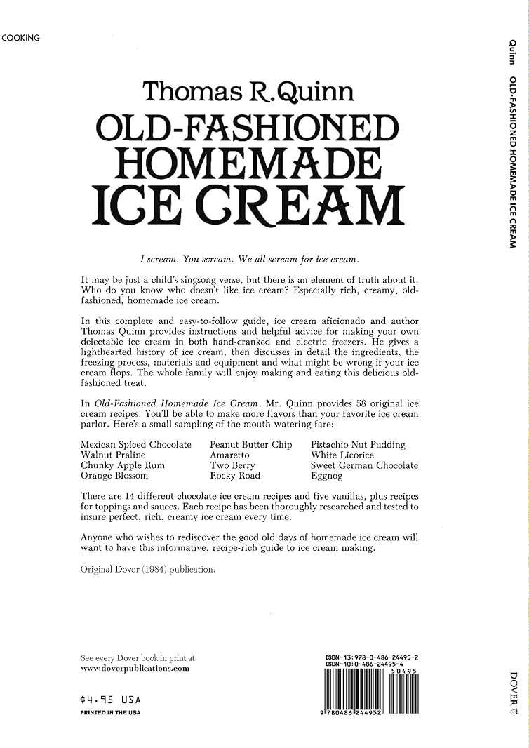 Old-Fashioned Homemade Ice Cream: With 58 Original Recipes - Image 2