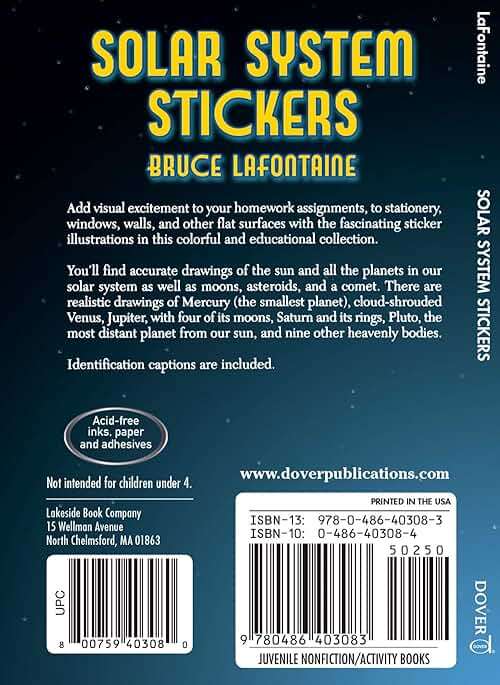 Solar System Stickers (Dover Little Activity Books: Nature) - Image 2
