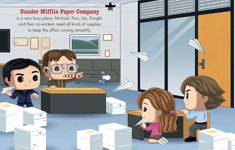The Office: Counting with Office Supplies! (Funko Pop!) (Little Golden Book) - Image 2