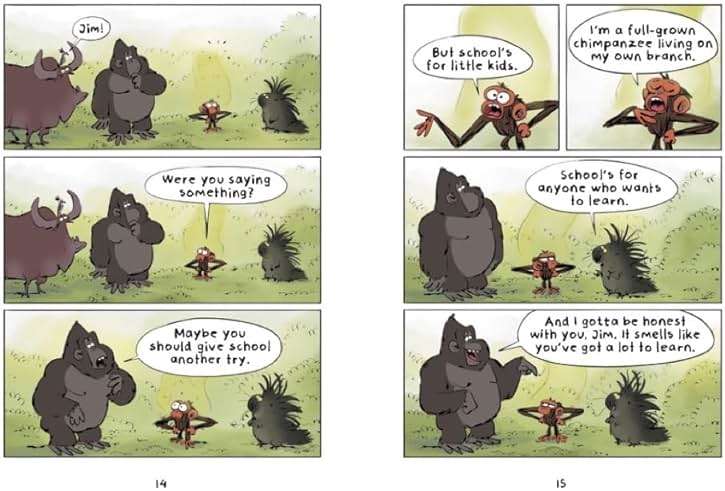 Grumpy Monkey School Stinks!: A Graphic Novel (Grumpy Monkey Graphic Novels) - Image 3