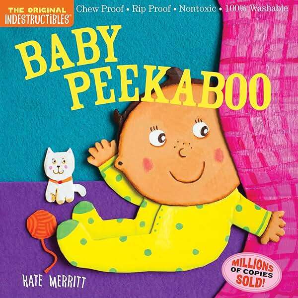 Indestructibles (The Original): Baby Peekaboo: Chew Proof · Rip Proof · Nontoxic · 100% Washable (Book for Babies, Newborn Books, Safe to Chew) - Image 1