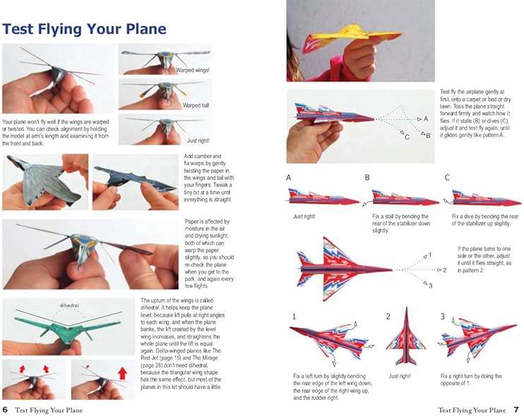 Supercool Paper Airplanes Kit: 12 Pop-Out Paper Airplanes Assembled in About a Minute: Kit Includes Instruction Book, Pre-Printed Planes & Catapult Launcher - Image 3