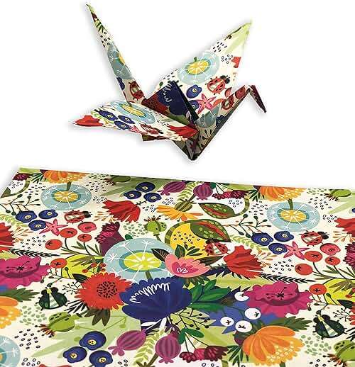 Origami Paper 500 sheets Flower Patterns 6" (15 cm): Tuttle Origami Paper: Double-Sided Origami Sheets Printed with 12 Different Patterns (Instructions for 6 Projects Included) - Image 21