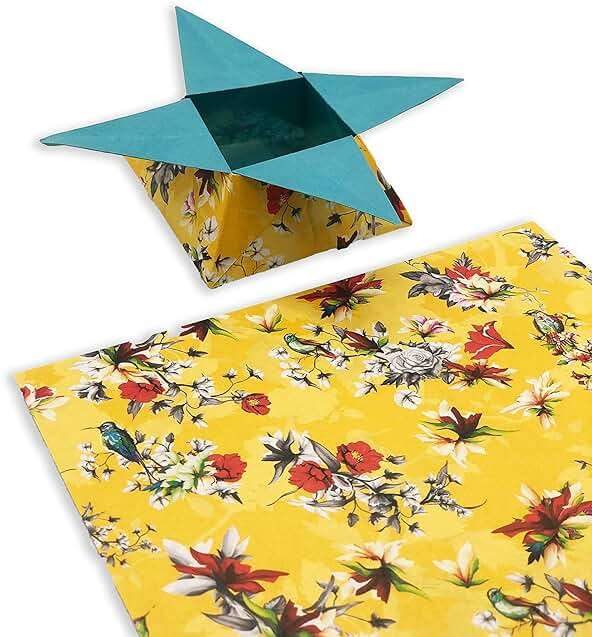 Origami Paper 500 sheets Flower Patterns 6" (15 cm): Tuttle Origami Paper: Double-Sided Origami Sheets Printed with 12 Different Patterns (Instructions for 6 Projects Included) - Image 23