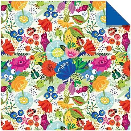 Origami Paper 500 sheets Flower Patterns 6" (15 cm): Tuttle Origami Paper: Double-Sided Origami Sheets Printed with 12 Different Patterns (Instructions for 6 Projects Included) - Image 6