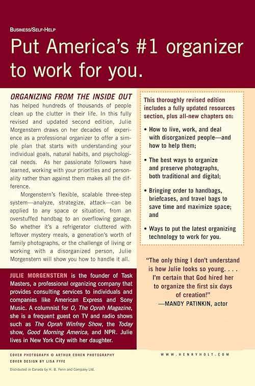 Organizing from the Inside Out, Second Edition: The Foolproof System For Organizing Your Home, Your Office and Your Life - Image 2