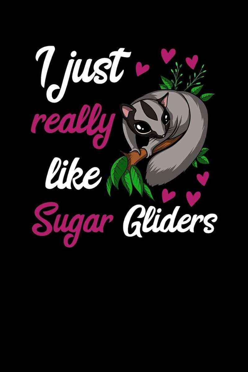 I Just Really Like Sugar Gliders: Cute Sugar Glider Notebook - Image 1
