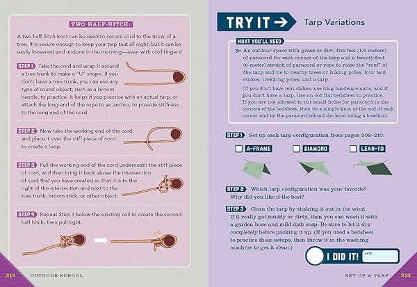 Outdoor School: Hiking and Camping: The Definitive Interactive Nature Guide | cycling-equipment - Image 2