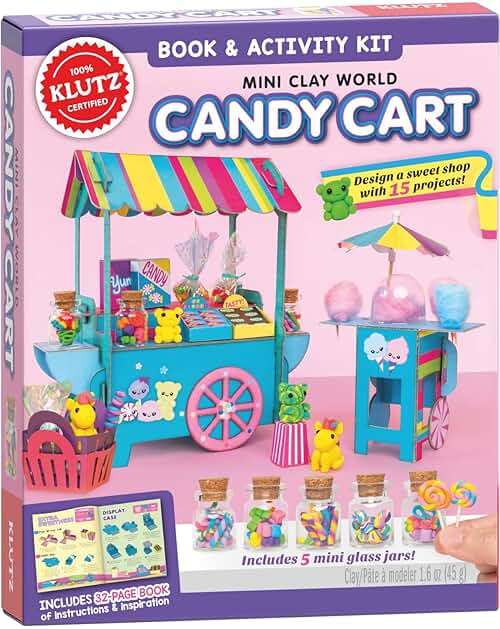 Klutz Mini Clay World Candy Cart Craft Kit - Image 1