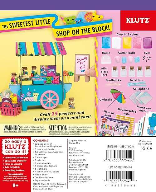 Klutz Mini Clay World Candy Cart Craft Kit - Image 6