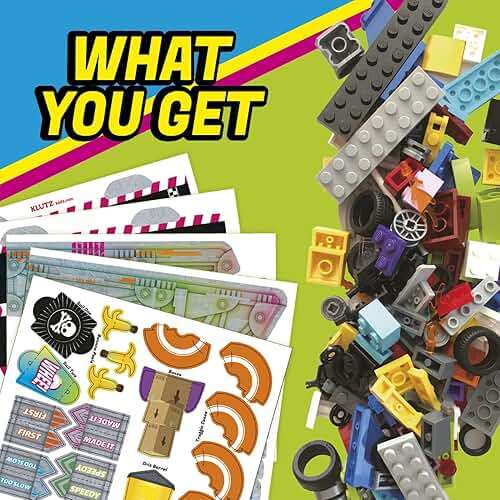 KLUTZ Lego Race Cars STEM Activity Kit, Small - Image 2