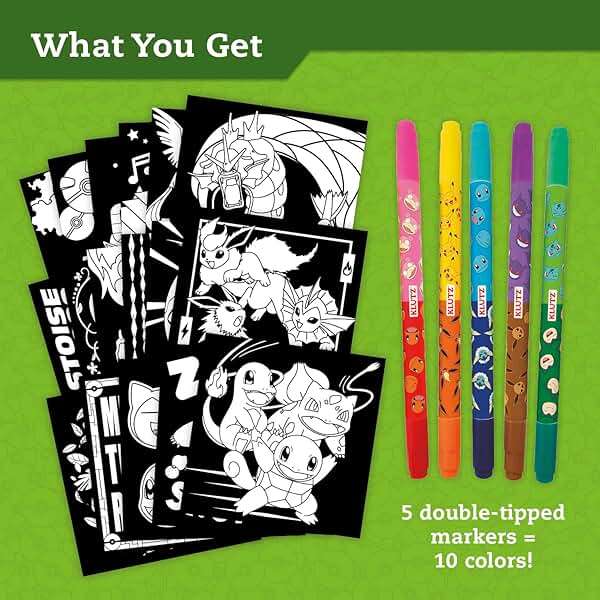 KLUTZ Pokémon Stained Glass Art Craft Kit, Medium - Image 2