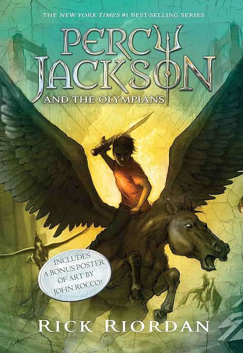 Percy Jackson and the Olympians 5 Book Paperback Boxed Set (w/poster) - Image 2