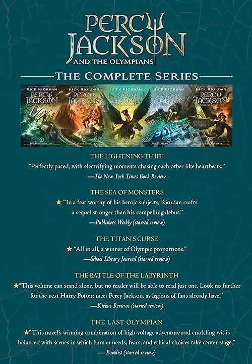 Percy Jackson and the Olympians 5 Book Paperback Boxed Set (w/poster) - Image 4